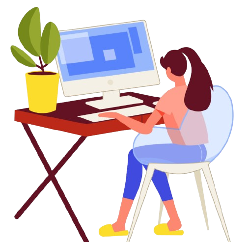 Girl with Laptop